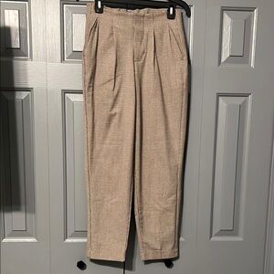 a new day Women's Tan Pleated Pants